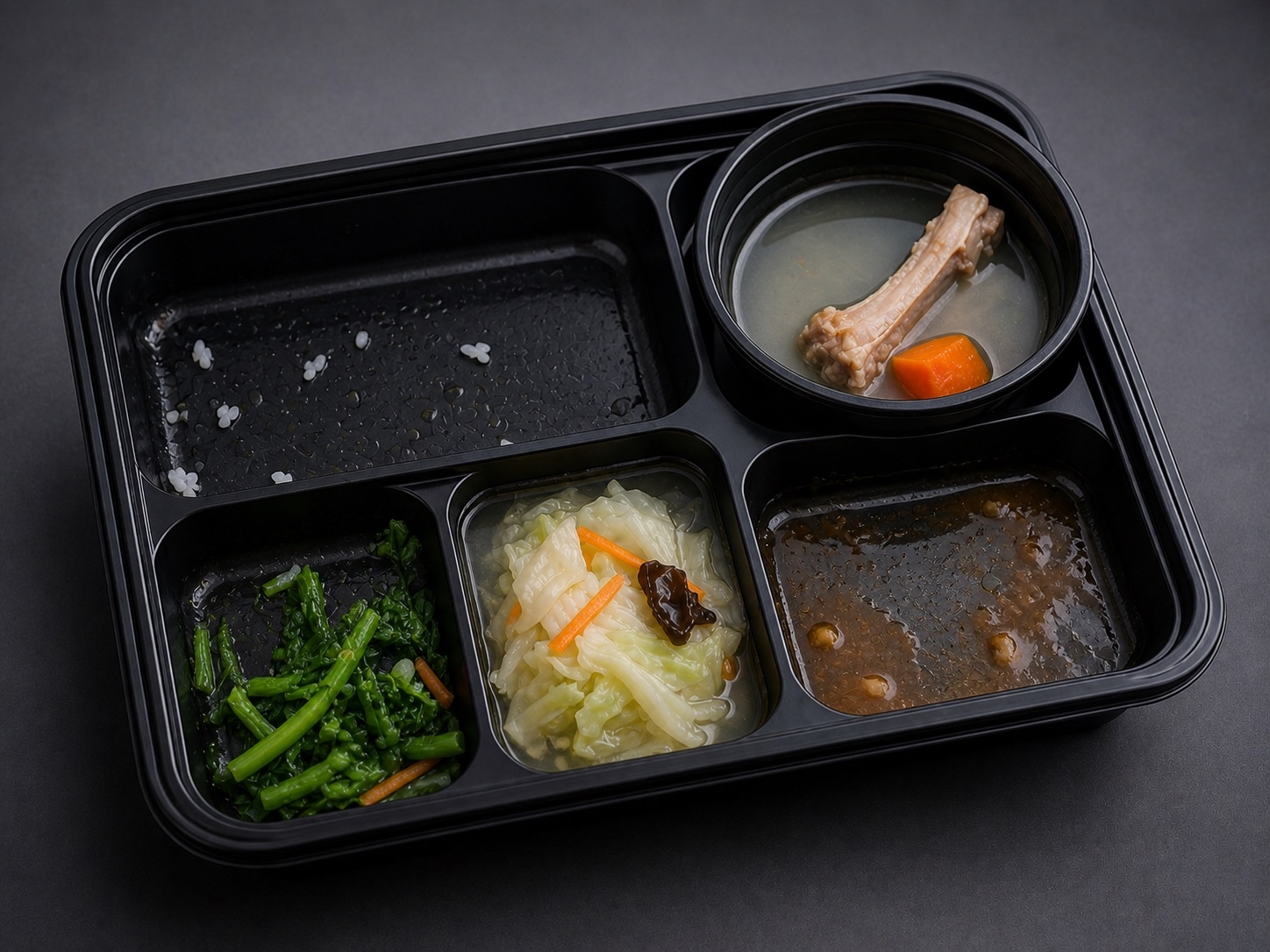 餐後照片